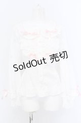 BABY,THE STARS SHINE BRIGHT / Mignonette Doll ブラウス  シロ×ピンク O-25-04-13-013-BA-BL-OW-OS