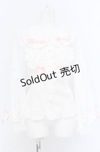 BABY,THE STARS SHINE BRIGHT / Mignonette Doll ブラウス  シロ×ピンク O-25-04-13-013-BA-BL-OW-OS