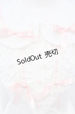 画像2: BABY,THE STARS SHINE BRIGHT / Mignonette Doll ブラウス  シロ×ピンク O-25-04-13-013-BA-BL-OW-OS