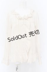 PINK HOUSE / ローンフリルブラウス  ベージュ O-25-04-13-014-LO-BL-OW-OS
