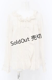 PINK HOUSE / ローンフリルブラウス  ベージュ O-25-04-13-014-LO-BL-OW-OS