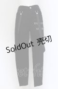 NieR Clothing / サスペンダー付きパンツ F ブラック O-25-04-13-002-PU-PA-OW-OS