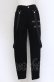 画像1: NieR Clothing / サスペンダー付きパンツ F ブラック O-25-04-13-002-PU-PA-OW-OS (1)