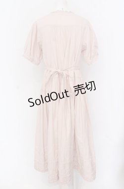 画像3: PINK HOUSE / ピコフリル使いロングワンピース  ピンク O-25-04-13-015-LO-OP-OW-OS