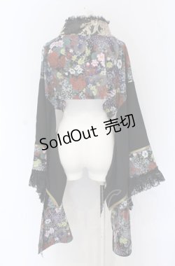 画像4: Qutie Frash / 2025プレミアムセット【華龍】着物カーデ  ブラック O-25-04-13-019-QU-SK-OW-OS