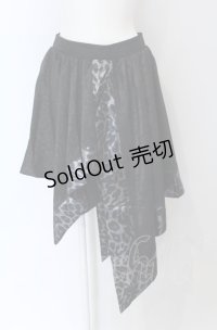 Qutie Frash / 2025プレミアムセット【黒豹】アシメスカート  ブラック O-25-04-13-020-QU-SK-OW-OS