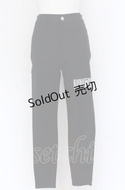 画像1: NieR Clothing / ダメージスキニーパンツ F ブラック O-25-04-13-003-PU-PA-OW-ZT221