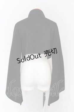 画像4: Qutie Frash / チャイナショートカーデ  ブラック×レッド O-25-04-13-023-QU-JA-OW-OS