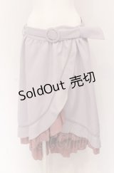 axes femme / アシメティアードロングスカート M ラベンダー O-25-04-13-024-AX-SK-OW-OS