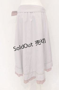 画像2: axes femme / アシメティアードロングスカート M ラベンダー O-25-04-13-024-AX-SK-OW-OS