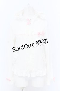 Angelic Pretty / ふわりんパーカ  シロ×ピンク O-25-04-13-025-AP-TO-OW-OS