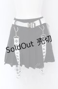 REFLEM / Dリングサス付きプリーツスカートパンツ F ブラック×ホワイト O-25-04-13-004-PU-PA-OW-OS