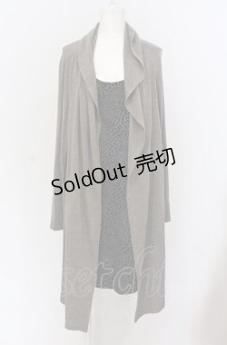 画像1: Rozen Kavalier / レイヤードニットワンピース  グリーン系 O-25-04-13-034-OO-OP-IG-OS