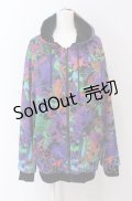 NieR Clothing / 内側ふわもこパーカー F マルチスプラッシュ O-25-04-13-038-PU-TO-OW-ZT221