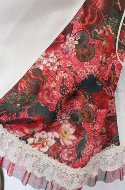 画像11: Qutie Frash / 後ろロングオフショル着物カーディガン  ピンク O-25-04-14-042-QU-TO-OW-OS