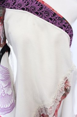 画像12: Qutie Frash / 後ろロングオフショル着物カーディガン  ピンク O-25-04-14-042-QU-TO-OW-OS