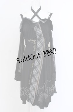 画像1: Ozz oneste / オフショルZIPワンピース  ブラック O-25-04-14-044-OO-OP-OW-OS