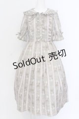 axes femme kawaii / RosyBear柄ワンピース  グリーン O-25-04-14-002-AX-OP-OW-OS