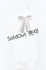 Ank Rouge / リボンタックブラウス M シロ O-25-04-14-014-CA-BL-OW-OS