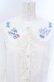 画像2: Amavel / Princess Afternoon tea Party ブラウス F シロ×アオ O-25-04-14-016-CA-OP-OW-OS (2)