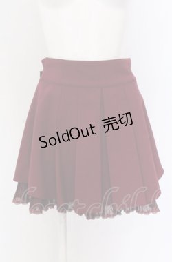 画像1: Secret Magic / ウエストリボンスカート  ワイン O-25-04-14-025-CA-SK-IG-OS