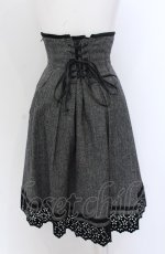 画像3: EXCENTRIQUE / タック・スカートコルセット  グレー O-25-04-14-026-EL-SK-OW-ZT625 (3)