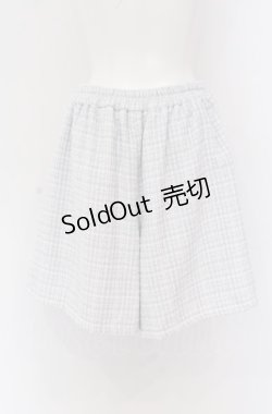 画像2: axes femme POETIQUE / 連釦モールツィードキュロット M サックス O-25-04-14-028-AX-PA-OW-OS