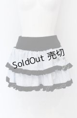 Jamie エーエヌケー / ギンガム安全ピンスカパン M サックス×クロ O-25-04-14-030-LO-SK-OW-OS