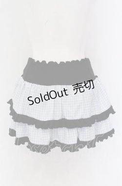画像2: Jamie エーエヌケー / ギンガム安全ピンスカパン M サックス×クロ O-25-04-14-030-LO-SK-OW-OS