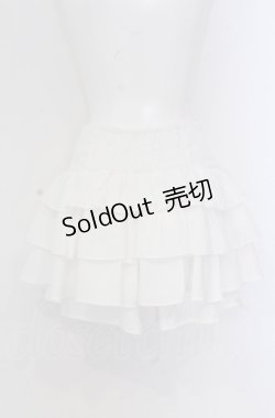 画像2: Jamie エーエヌケー / フロントZIPティアードスカパン M シロ O-25-04-14-031-LO-SK-OW-OS