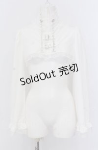 Jamie エーエヌケー / チェーンクロップドブラウス M シロ O-25-04-14-032-LO-BL-OW-OS