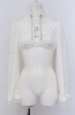 画像1: Jamie エーエヌケー / チェーンクロップドブラウス M シロ O-25-04-14-032-LO-BL-OW-OS