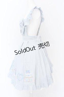 画像3: Amavel / Princess Afternoon tea Party ジャンパースカート F サックス O-25-04-14-003-CA-OP-OW-OS