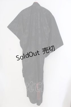 画像4: h.ANARCHY / 浴衣セット  ブラック×レッド O-25-04-15-003-HN-OP-IG-OS