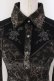 画像2: Ozz Croce / 薔薇柄起毛ブラウス  ブラック×グレー系 O-25-04-15-035-OO-BL-IG-OS (2)