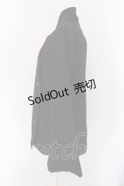 画像2: gouk / プリントショートジャケット  ブラック×裏地レッド O-25-04-15-036-GO-JA-IG-ZS