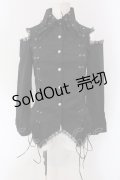 ACDC RAG / レースアップ肩あきブラウス  ブラック O-25-04-15-038-PU-BL-IG-OS