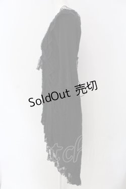 画像3: Qutie Frash / 異素材レース半袖カーディガン  ブラック O-25-04-15-040-QU-TO-IG-OS