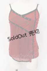 Ozz Croce / ホックデザインキャミソール  レッド O-25-04-15-041-OO-TO-IG-OS