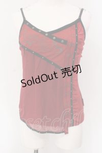 Ozz Croce / ホックデザインキャミソール  レッド O-25-04-15-041-OO-TO-IG-OS