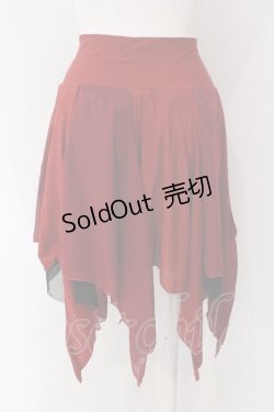 画像4: Ozz Croce / 刺繍ランダムスカート  レッド×ブラック O-25-04-15-044-OO-SK-IG-OS