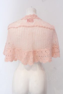 画像4: BABY,THE STARS SHINE BRIGHT / 透かし編みモヘアケープ  ピンク O-25-04-15-046-BA-TO-IG-OS