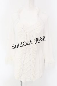 Ozz Croce / レースアップニットソー  オフシロ O-25-04-15-054-OO-TO-IG-OS