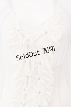 画像2: Ozz Croce / レースアップニットソー  オフシロ O-25-04-15-054-OO-TO-IG-OS