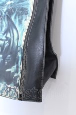 画像4: Jean Paul GAULTIER / サタントートバック  ブラック×アイボリー×グリーン O-25-04-15-1007-GO-BG-IG-OS (4)