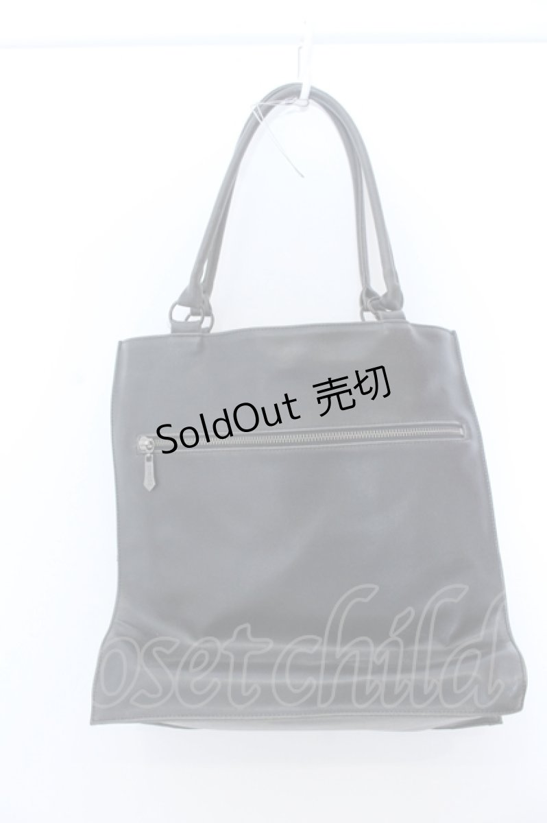 画像5: Jean Paul GAULTIER / サタントートバック  ブラック×アイボリー×グリーン O-25-04-15-1007-GO-BG-IG-OS (5)