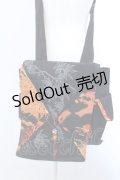kikou / 紅葉プリントショルダーバッグ  ブラック O-25-04-15-1008-GO-BG-IG-OS