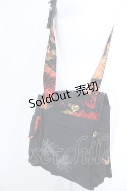 画像3: kikou / 紅葉プリントショルダーバッグ  ブラック O-25-04-15-1008-GO-BG-IG-OS