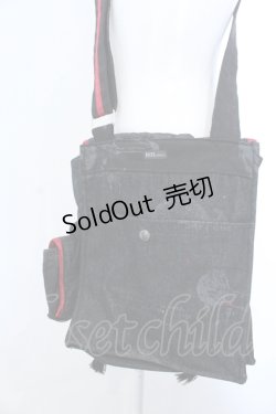 画像3: HN+nois / チャイナタッセルレースアップショルダーバッグ  ブラック×レッド O-25-04-15-1009-HN-BG-IG-OS