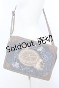 axes femme / トランク風メルヘンバッグ  ブラウン×ネイビー O-25-04-15-1010-AX-BG-IG-OS